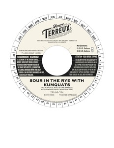 Bruery Terreux Sour In The Rye With Kumquats