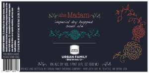 Urban Family Brewing Company The Madam December 2016