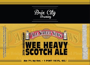 Wee Heavy January 2017