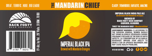 Back Forty Beer Company The Mandarin Chief