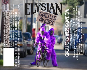 Elysian Brewing Company Gorillas On Bikes Grape IPA