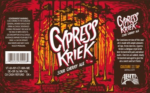 Abita Brewing Company Cypress Kriek December 2016