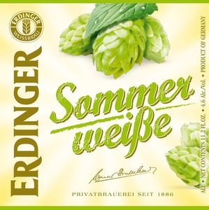 Erdinger Sommerweisse January 2017