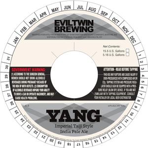 Evil Twin Brewing Yang