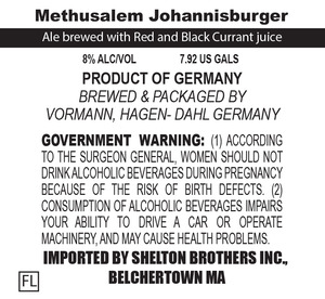 Vormann Methusalem Johannisburger