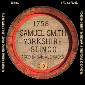 Samuel Smith's Brewery Yorkshire Stingo January 2017