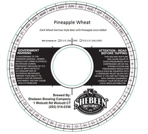 Shebeen Brewing Company Pineapple Wheat