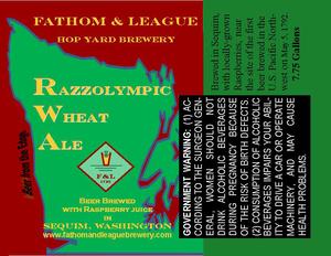 Fathom & League Hop Yard Brewery Razzolympic Wheat