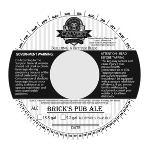 Calvert Brewing Company Brick's Pub Ale