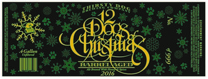 Thirsty Dog Brewing Company Barrel Aged 12 Dogs Of Christmas Ale