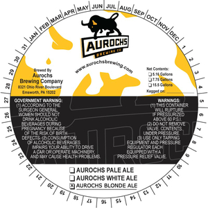 Aurochs Blonde Ale 