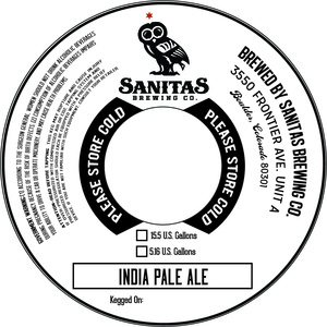 Sanitas Brewing Co India Pale Ale