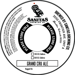 Sanitas Brewing Co Grand Cru