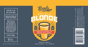 Begyle Brewing Begyle Blonde January 2017