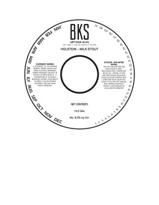 Bks Artisan Ales Holstein