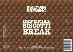 Evil Twin Brewing Imperial Biscotti Break