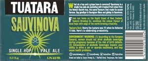 Tuatara Tuatara Sauvinova Single Hop Pale Ale January 2017