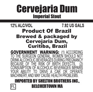 Cervejaria Dum Imperial Stout