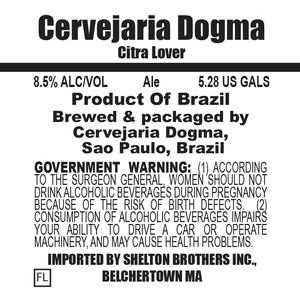 Cervejaria Dogma Citra Lover