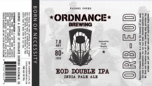 Ordnance Brewing Double IPA December 2016