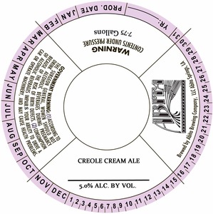 Abita Brewing Company Creole Cream Ale January 2017