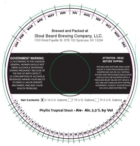 Stout Beard Brewing Company Phyllis Tropical Stout