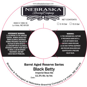 Nebraska Brewing Company Black Betty