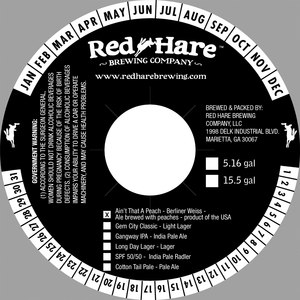 Red Hare Ain't That A Peach January 2017