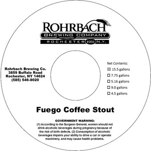 Rohrbach Fuego Coffee Stout