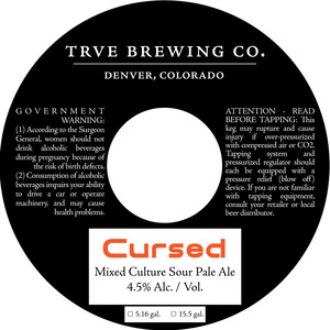 Cursed Mixed Culture Sour Pale Ale