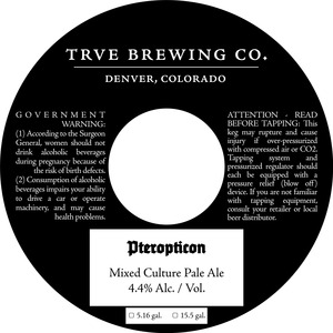 Pteropticon Mixed Culture Pale Ale