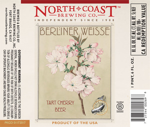 North Coast Tart Cherry Berliner Weisse 