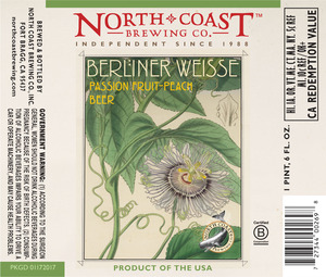 North Coast Passion Fruit Peach Berliner January 2017