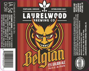 Laurelwood Brewing Co. Belgian Golden Ale January 2017