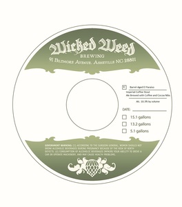 Wicked Weed Brewing Barrel-aged El Paraiso