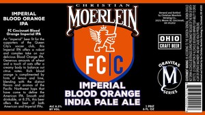 Christian Moerlein Fc Cincinnarti Imperial Blood Orange IPA