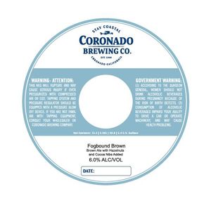 Coronado Brewing Company Fogbound Brown