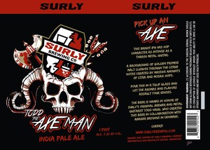 Todd The Axe Man India Pale Ale January 2017