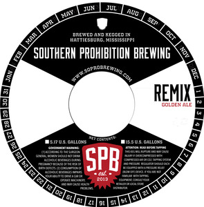 Southern Prohibition Brewing Remix January 2017