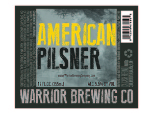 Warrior American Pilsner February 2017