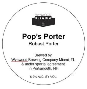 Wynwood Brewing Company Pop's Porter