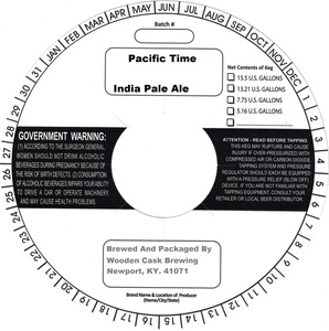 Wooden Cask Brewing Company Pacific Time