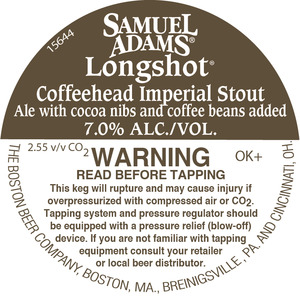 Samuel Adams Longshot Coffeehead Imperial Stout January 2017