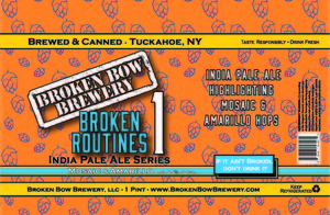 Broken Routines India Pale Ale Series January 2017