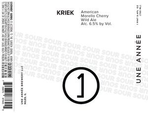 Une Annee Kriek January 2017