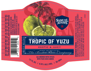 Samuel Adams Tropic Of Yuzu January 2017