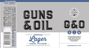 Guns & Oil Brewing Co American Lager