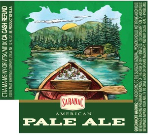 Saranac Pale Ale January 2017