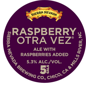 Sierra Nevada Raspberry Otra Vez January 2017