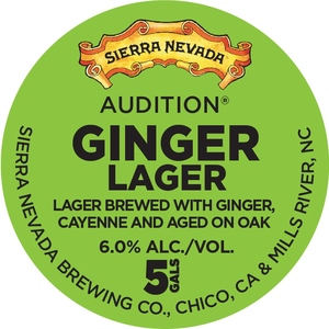Sierra Nevada Audition Ginger Lager January 2017